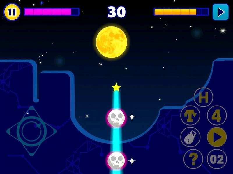 Goan Lunar Laser Game Screenshot